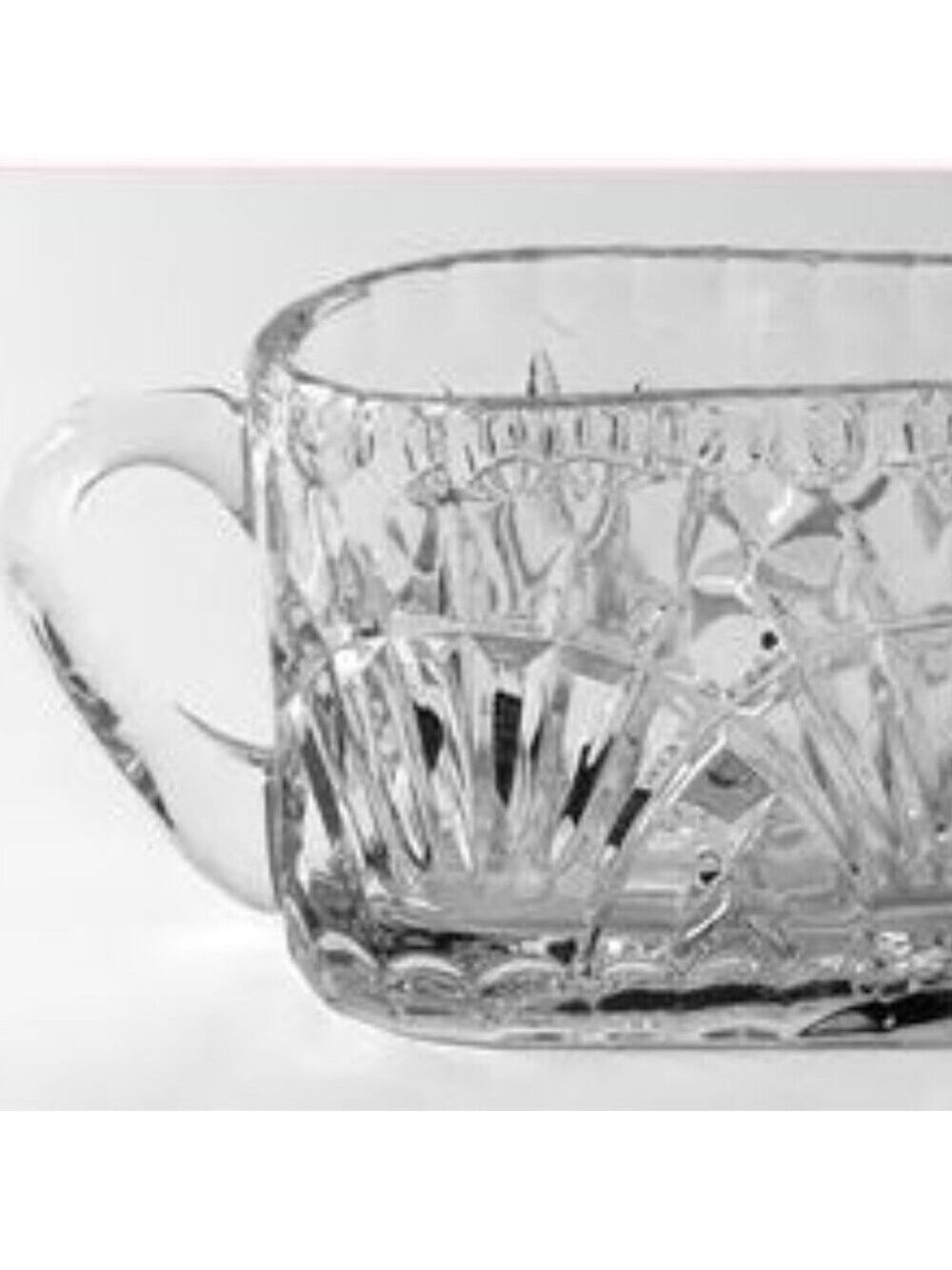 Freedom by Godinger Crystal Spoon/Fork Caddy EUC